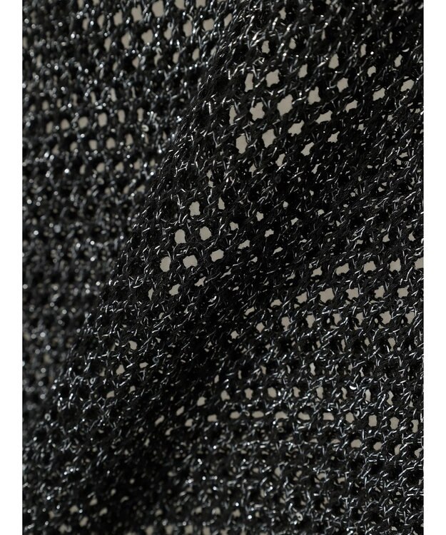 Green Parks スパンコールニットベスト Black