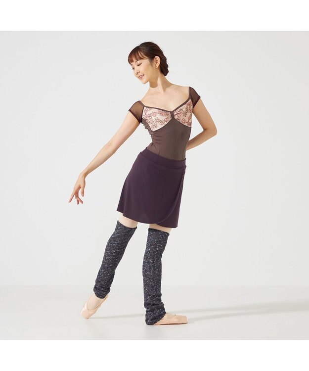 Chacott レッグウォーマー ダークグレー