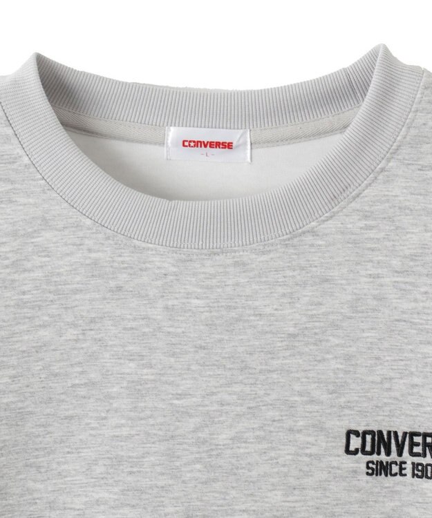 WEGO 【ユニセックス着用ITEM】CONVERSEバックサガラプルオーバー ライトグレー