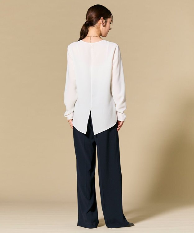 BEIGE， SHELBY / ロングスリーブブラウス White