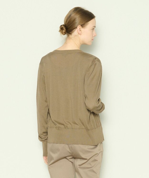 JOSEPH シルクコットン　カーディガン Frozen Mocha