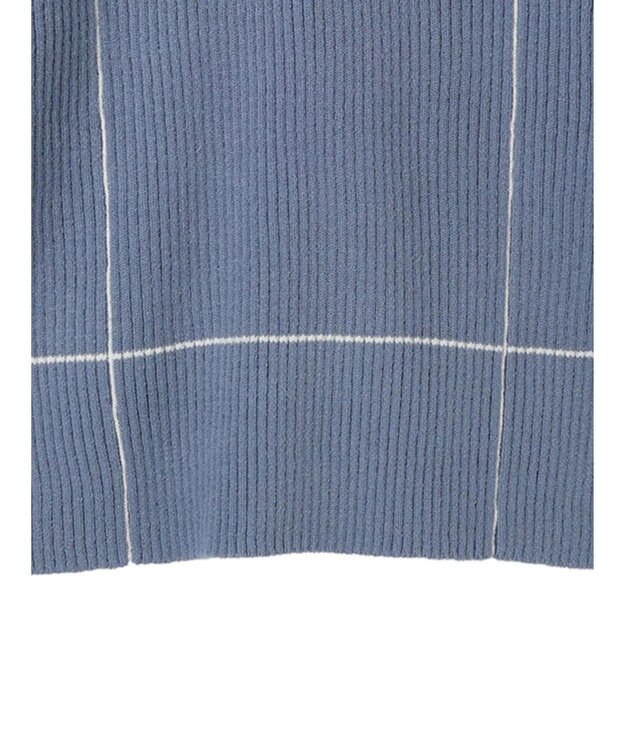 Green Parks ・Ｐｅｔｉｔ　Ｆｌｅｕｒ　Ｖネックラインニットチュニック Blue