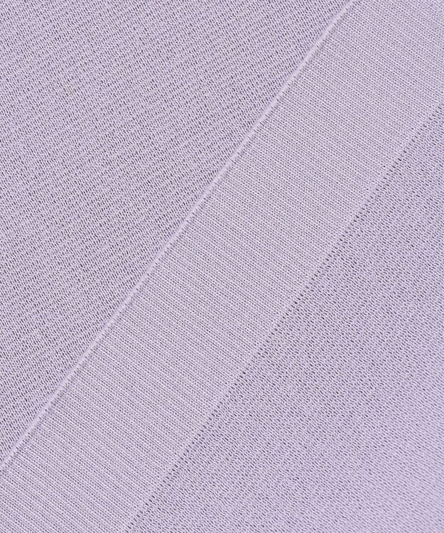 J.PRESS LADIES S 【洗える】COTTON ACETATE クルーネック ニット ラベンダー系