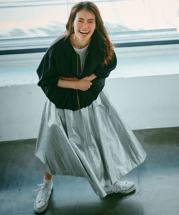 23区 【接触冷感/速乾】シアータンブラー ブルゾン ブラック系