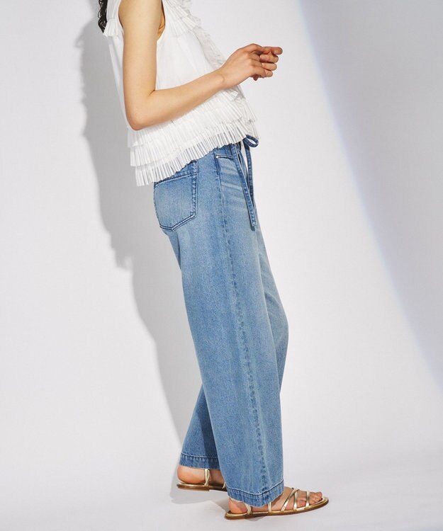 GRACE CONTINENTAL ワイドデニムパンツ インディゴ