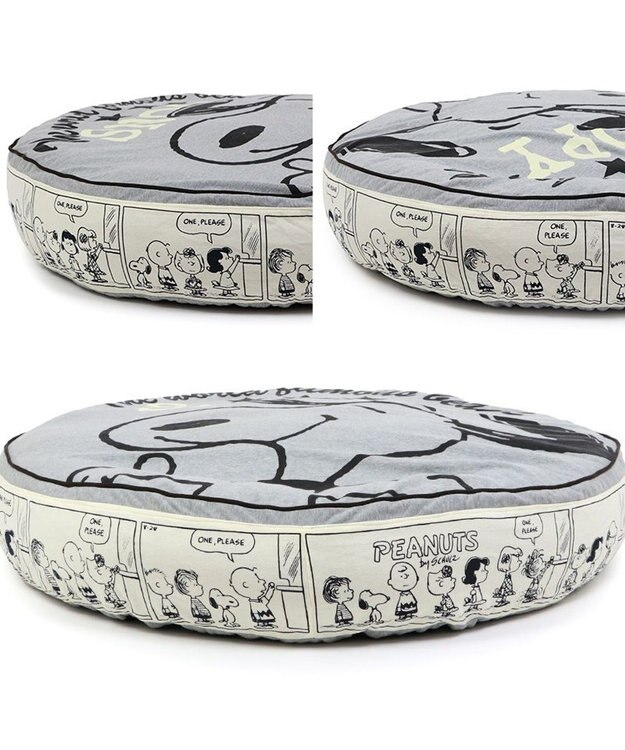 PET PARADISE スヌーピー クッション （90cm） 《ハッピーダンス柄》 ハッピーダンス柄