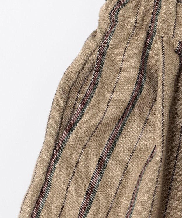 ANY KIDS ストライプスカッツ ベージュ系ストライプ