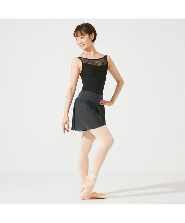 Chacott キュロットスカート ボトルグリーン