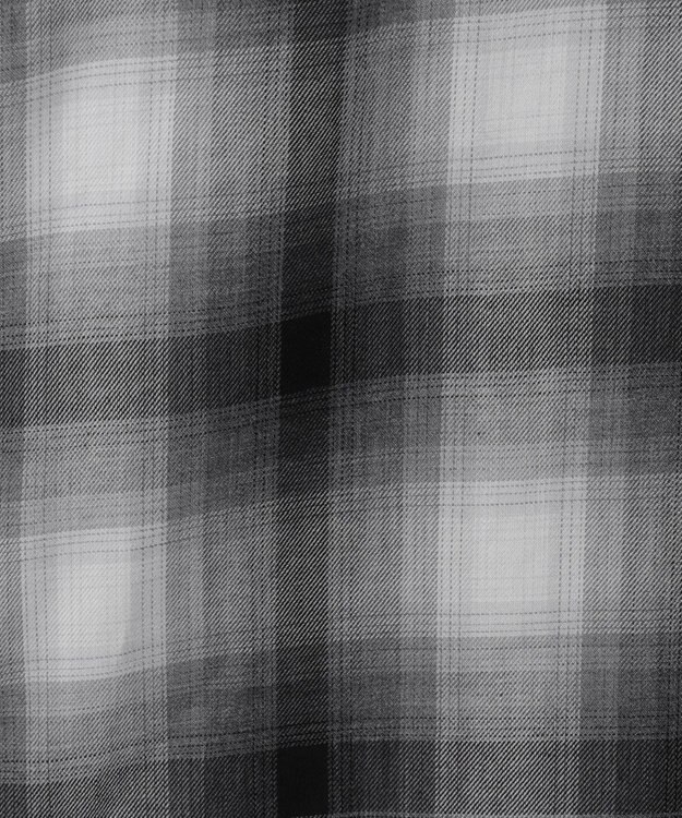 WEGO チェックBIGシャツ ブラック