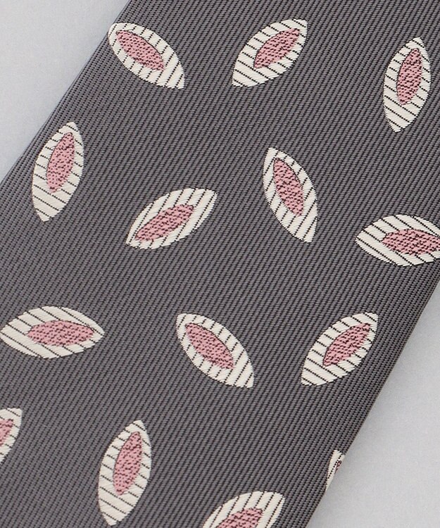 GOTAIRIKU 【日本製】西陣ネクタイ_グレー×ピンク系 グレー系5