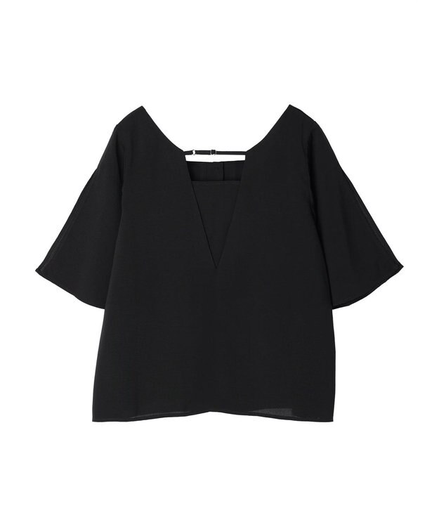 earth music&ecology ２ＷＡＹショルダースリットブラウス Off White