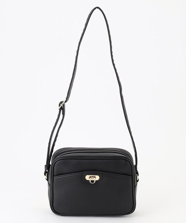 ANY クラシックラウンドショルダーバッグ ブラック