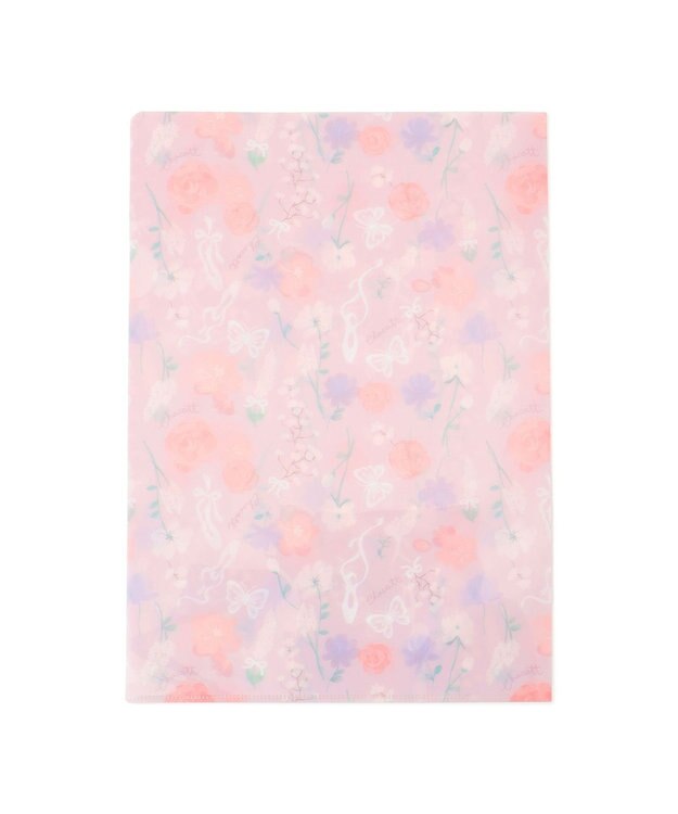 Chacott フラワークリアファイル ロイヤルピンク