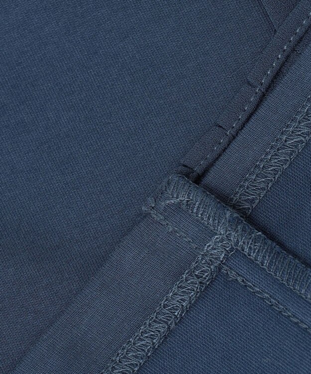 J.PRESS LADIES 【吸水速乾】プレーティングジャージー タックディティール カットソー ダルブルー系