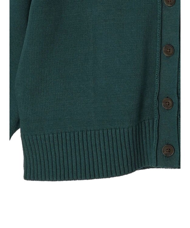 CRAFT STANDARD BOUTIQUE Ｖネックアウトリンキングカーディガン Green