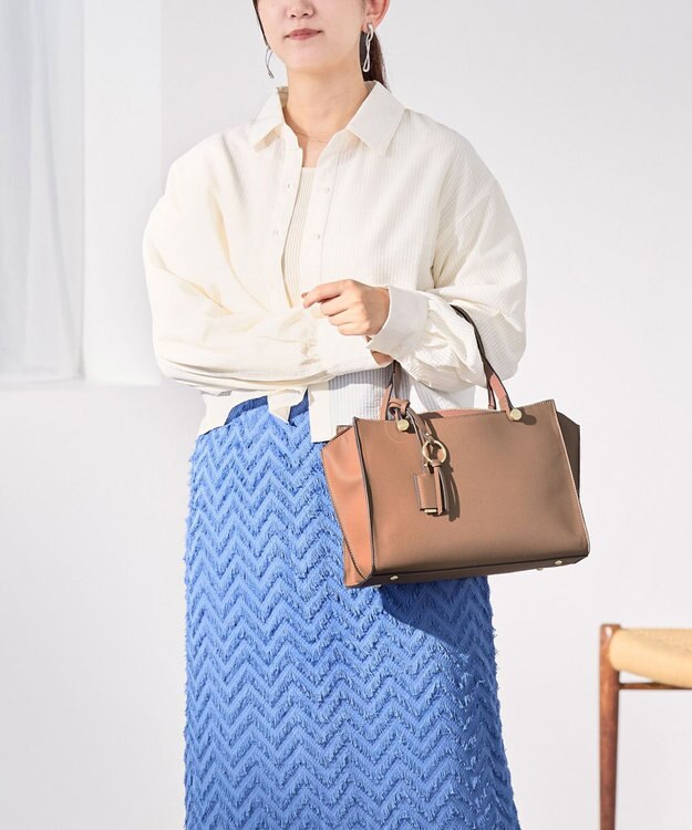 ACE BAGS & LUGGAGE Jewelna Rose セイディ・トートバッグ ミドルサイズ 16143 ジュエルナローズ グレージュ