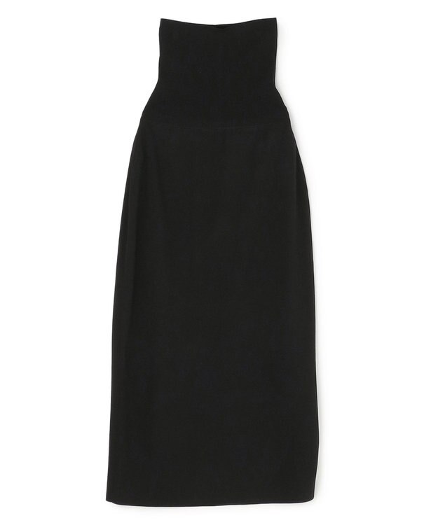 BEIGE， LAURA / ドライタッチ ストレッチニットスカート Black