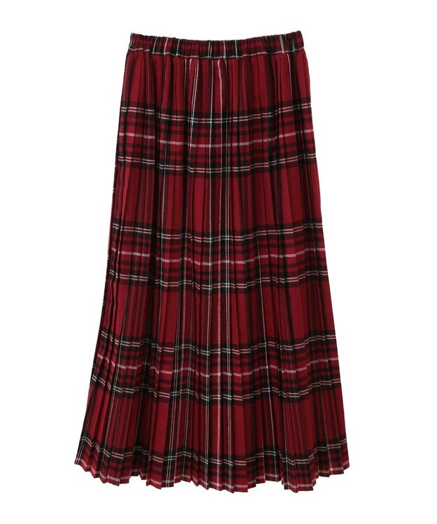 CRAFT STANDARD BOUTIQUE チェックプリーツスカート Red
