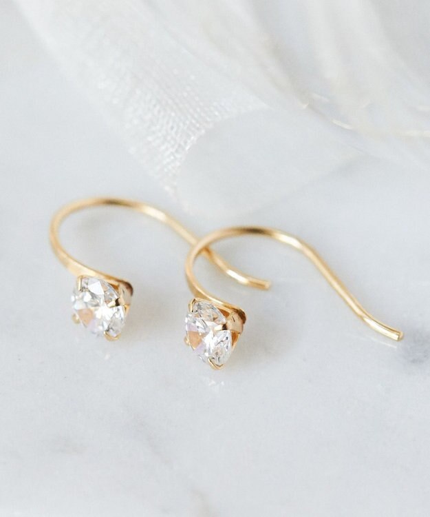 Phoebe 【K10】ブリリアンフックピアス ゴールド ゴールド