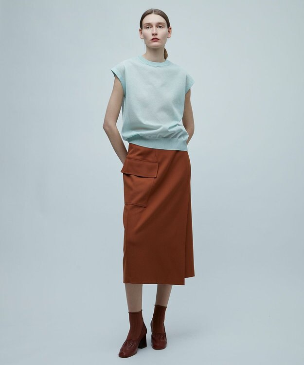 BEIGE， 【S-size】AUBER / ニットトップス Mint