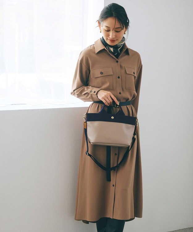 TOPKAPI 【Breath TOPKAPI】RIPPLE リプル ファスナー付 ショルダーバッグ S トープ