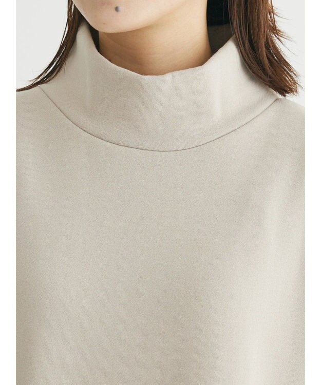 Green Parks Ｂｒｕｓｈｅｄ　裏起毛ワンピース Gray Beige