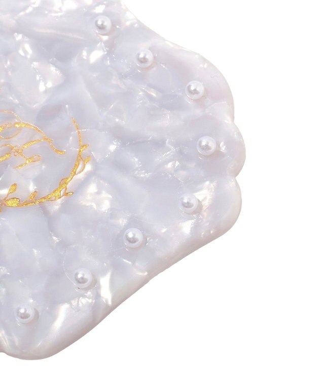 Maison de FLEUR パールFハンドミラー Grayish Blue