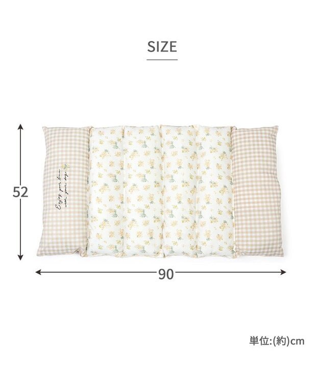 PET PARADISE ペットパラダイス ごろ寝マット 《ミモザ柄》 小型犬 ミモザ