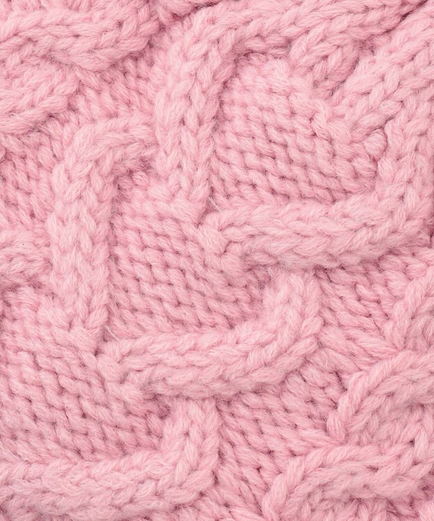 ANY KIDS ぽんぽんつきニット帽 ピンク