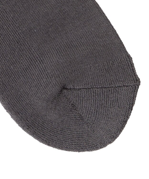 WEGO 底パイルデザインソックス（丈14㎝） ダークグレー