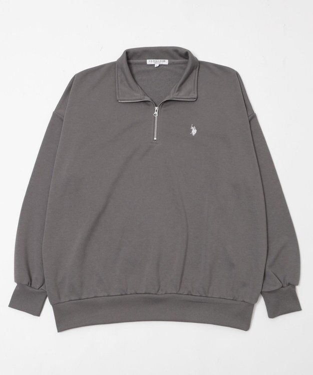 WEGO 【WEB限定/25年秋冬新作/ユニセックス着用ITEM】別注USPOLOハーフZIPPO スミクロ
