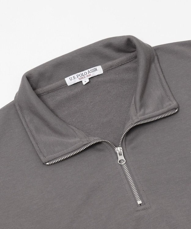 WEGO 【WEB限定/25年秋冬新作/ユニセックス着用ITEM】別注USPOLOハーフZIPPO スミクロ