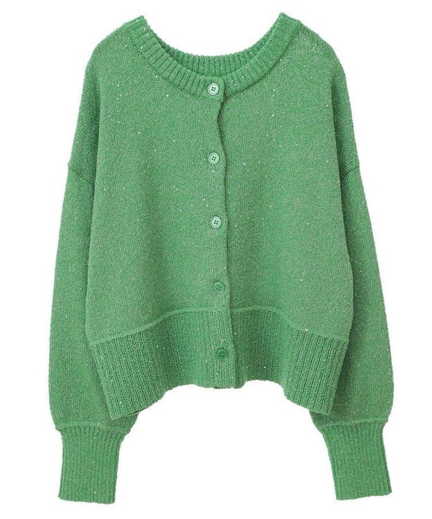 Green Parks ２ｗａｙ　スパンコールニットプルオーバー Green