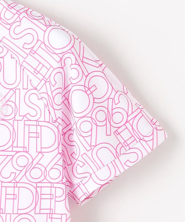 23区GOLF 【辻梨恵プロ着用】【WOMEN】ビッグロゴ モックネック ピンク系5