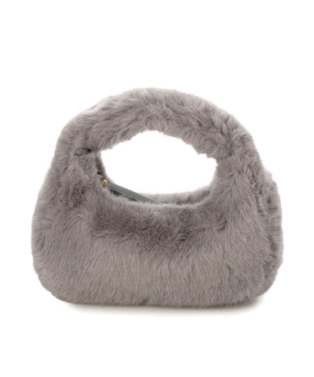 UNBILLION カシュカシュ cachecache / フェイクファー2wayハンドルミニバッグ GY