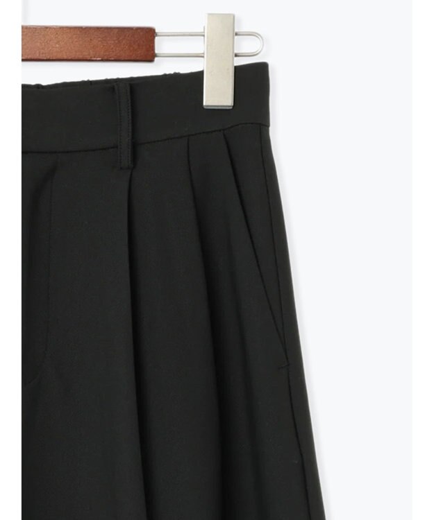 Te chichi TRツイル2タックワイドパンツ《2025winter catalog item》 ブラック