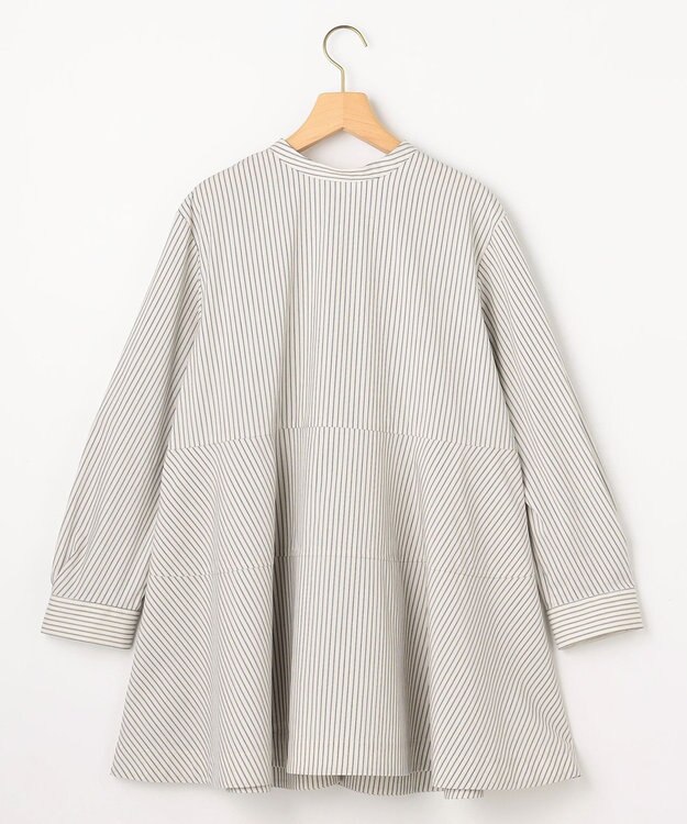 組曲 S 【前後着用可】コンパクトシャーティング チュニックブラウス アイボリー系1