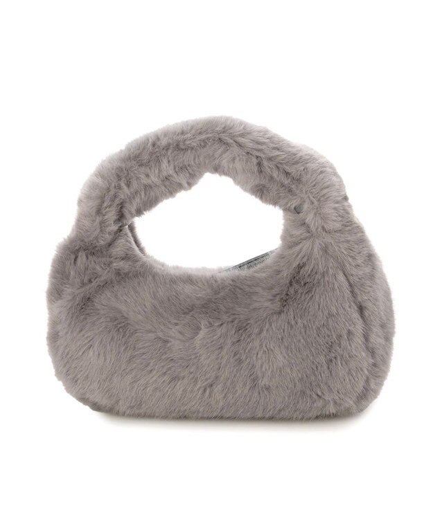 UNBILLION カシュカシュ cachecache / フェイクファー2wayハンドルミニバッグ GY