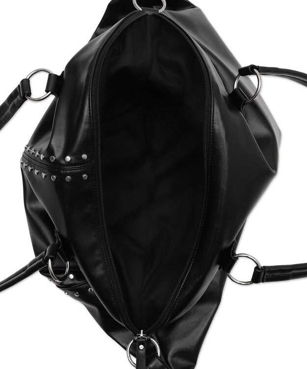 WEGO スタッズBIGボストン ブラック