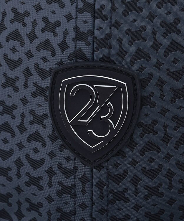 23区GOLF 【UNISEX】モノグラムプリントキャップ ポケッタブル ネイビー系