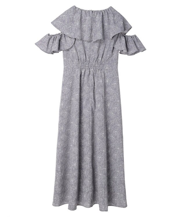 earth music&ecology ２ＷＡＹ　フリルスリーブワンピース Sax