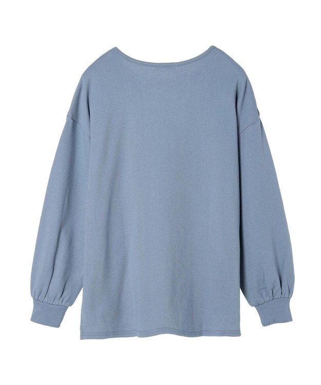 CRAFT STANDARD BOUTIQUE 　裏毛レイヤード風プルオーバー Sax