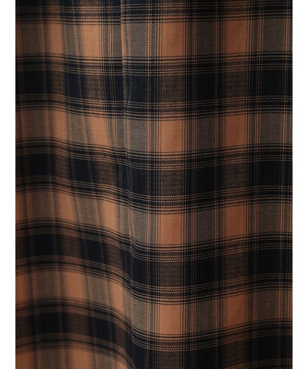 Green Parks チェックペプラムキャミワンピース Orange