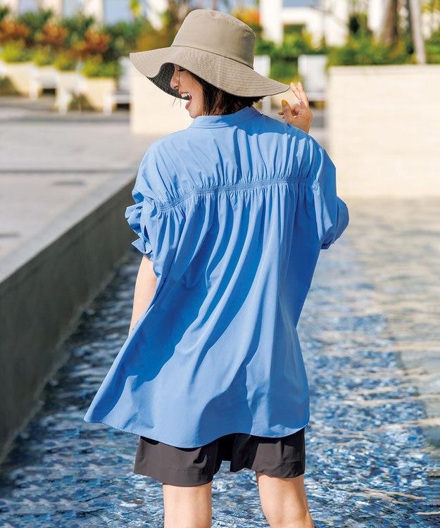 UNFILO FINE MOVE ワイドブリム ハット ベージュ