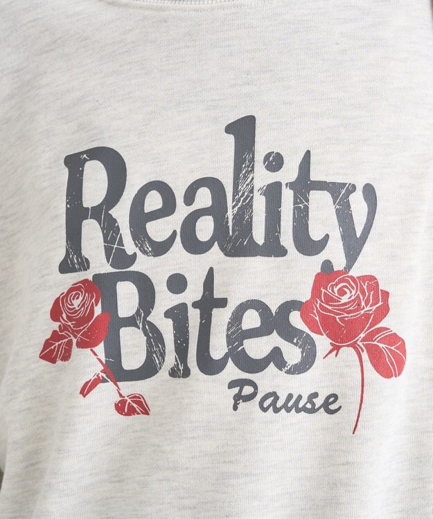 earth music&ecology ローズ×ロゴグラフィックスウェット Oatmeal