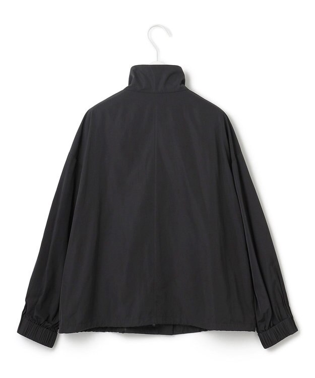 ICB 【洗える】 エステルメモリータフタ ブルゾン ブラック系