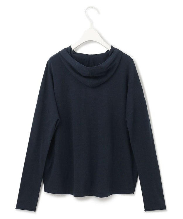 ICB 【洗える】 ヴィスコースワイド デザインニットプルオーバー ネイビー系