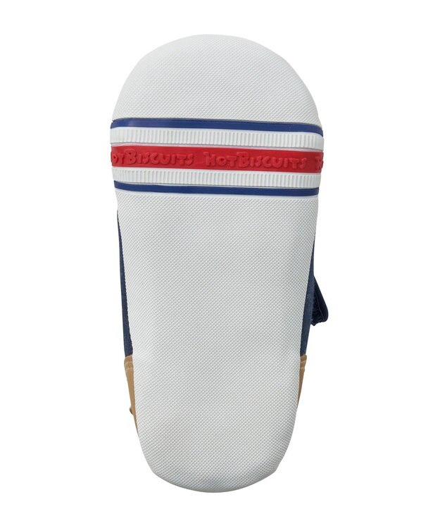 MIKI HOUSE HOT BISCUITS 【11.5-13.5cm】 かかと顔ドン デニム ファーストベビーシューズ 紺