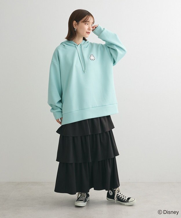 Green Parks １０ｔｈベイマックス／ワンポイントワッペンパーカー Sax