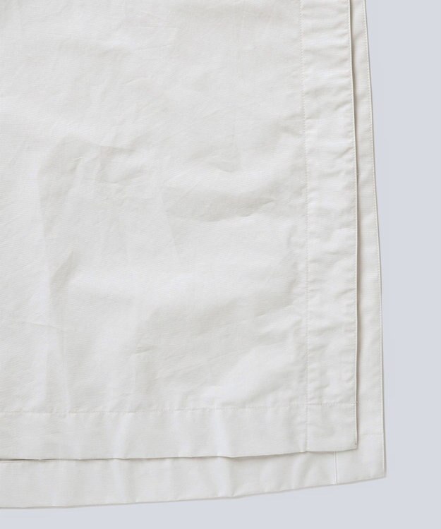 WHITE MAILS COTTON PAPER COMPACT POPLIN KAFTAN ドレス オフホワイト